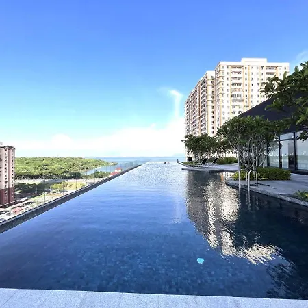 Georgetown Skypool Urban 3Br Family & Baby-Friendly 9Pax Seaview Penang Apartment Jelutong Exterior photo